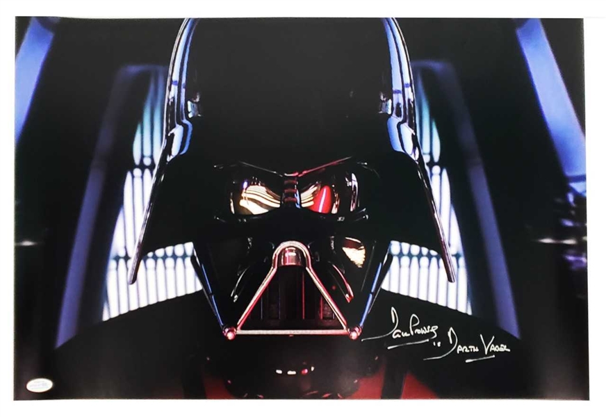 Darth Vader: David Prowse Signed 16" x 20" Color Photo (ACOA)