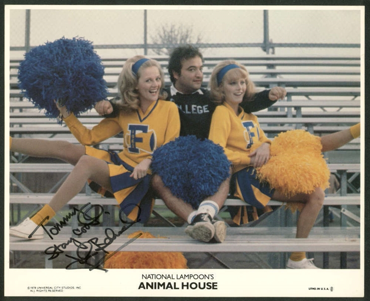 John Belushi ULTRA-RARE Signed Promotional Photograph for "Animal House" (BAS/Beckett)