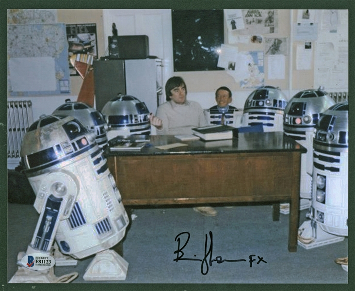 Star Wars: Brian Johnson Signed 8" x 10" Photograph (Beckett/BAS)