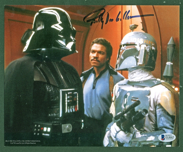 Star Wars: Billy Dee Williams Signed 8" x 10" Photograph (Beckett/BAS)