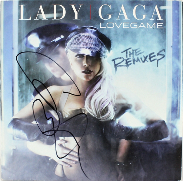 Lady Gaga Signed Record Album: "Love Game - The Remixes" (Beckett/BAS)