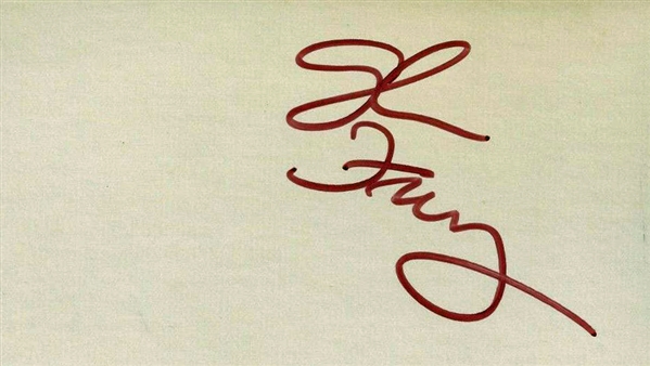 Eagles: Glenn Frey Rare Signed 2.75" x 4.75" Album Page (JSA)