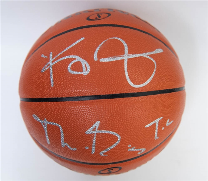 Kevin Garnett Signed Basketball w/ Rare "The Big Three" Inscription! (PSA/DNA)