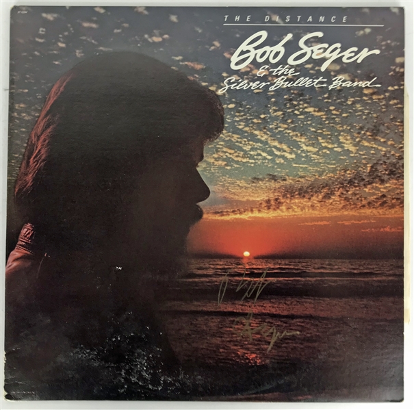 Bob Seger Rare Signed "The Distance" Album (Beckett/BAS)