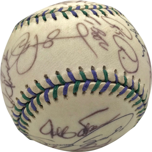 1998 N.L. All-Star Team Signed All-Star Game Baseball w/ Bonds, Jones, Maddux & More (PSA/DNA)
