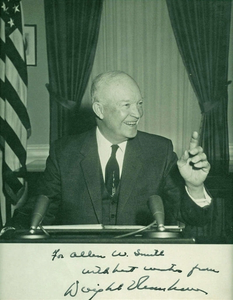 President Dwight D. Eisenhower Signed 8" x 10" Photograph (Beckett/BAS)