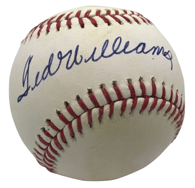Ted Williams Signed OAL Baseball (JSA)