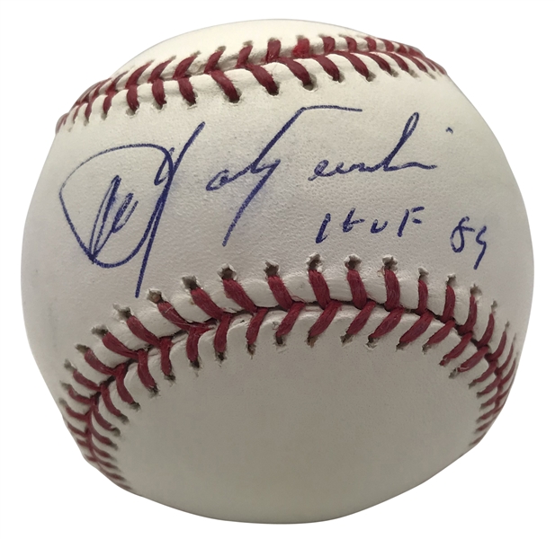 Carl Yastrzemski Signed & "HOF 89" Inscribed OML Baseball (Steiner Sports)