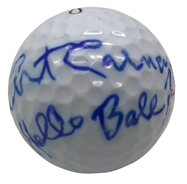Art Carney	Signed Golfball w/ "Hello Ball" Inscription (Beckett/BAS)
