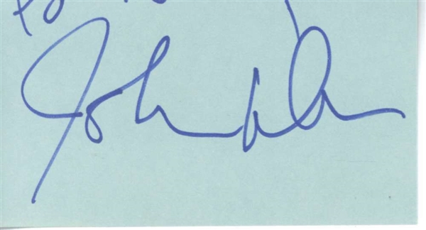 The Doors: John Densmore Signed 2" x 3.5" Cut (Beckett/BAS)