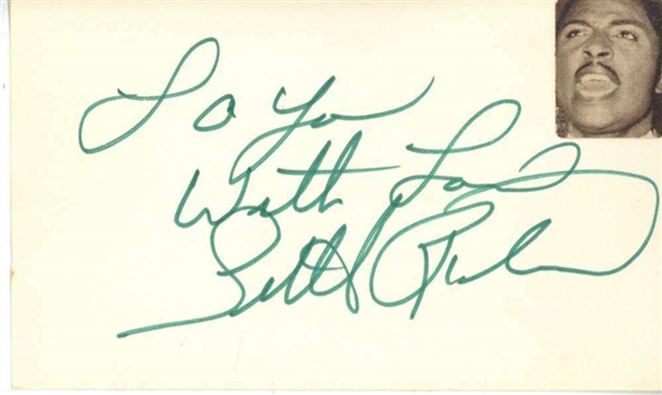 Little Richard Vintage Signed 3" x 5" Index Card (Beckett/BAS)