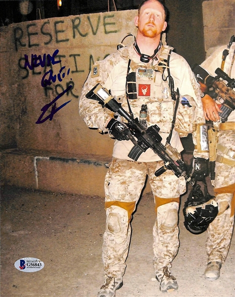 Osama Bin Laden: Robert ONeill Signed & Inscribed 8" x 10" Photo (BAS/Beckett)