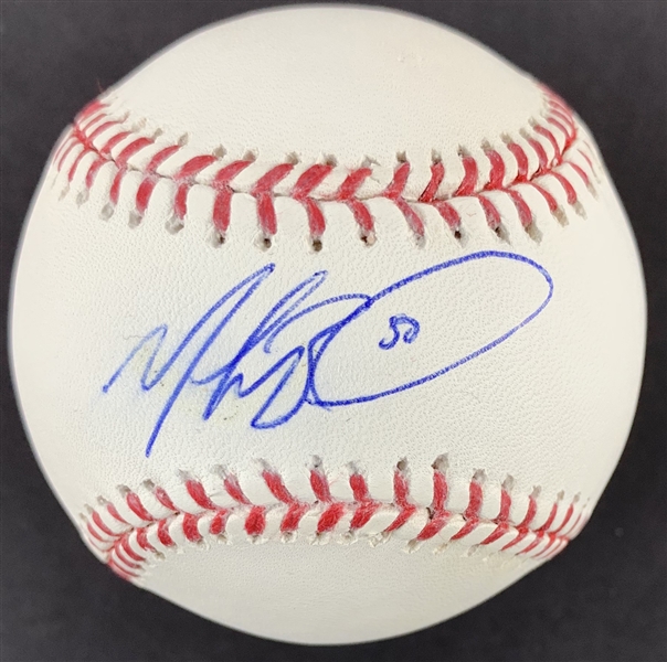 Mookie Betts Single Signed OML Baseball (PSA/DNA)