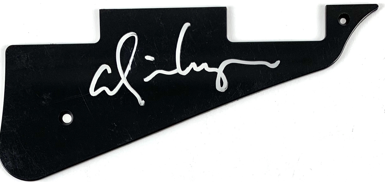 Alice Cooper Signed Les Paul Style Pickguard (Beckett/BAS Guaranteed)