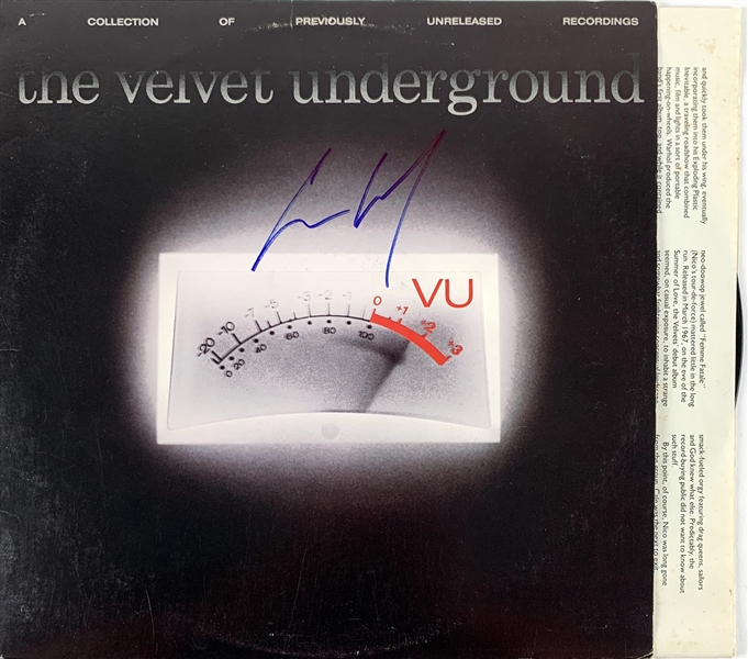 Lou Reed Signed "The Velvet Underground: Unreleased" Record Album (JSA)