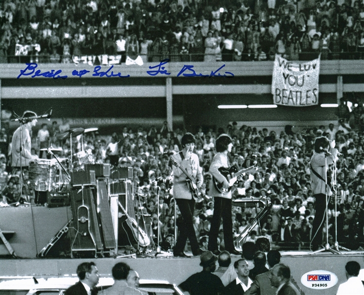 The Beatles: Sid Bernstein Signed Beatles At Shea Stadium 8" x 10" Photo (PSA/DNA)