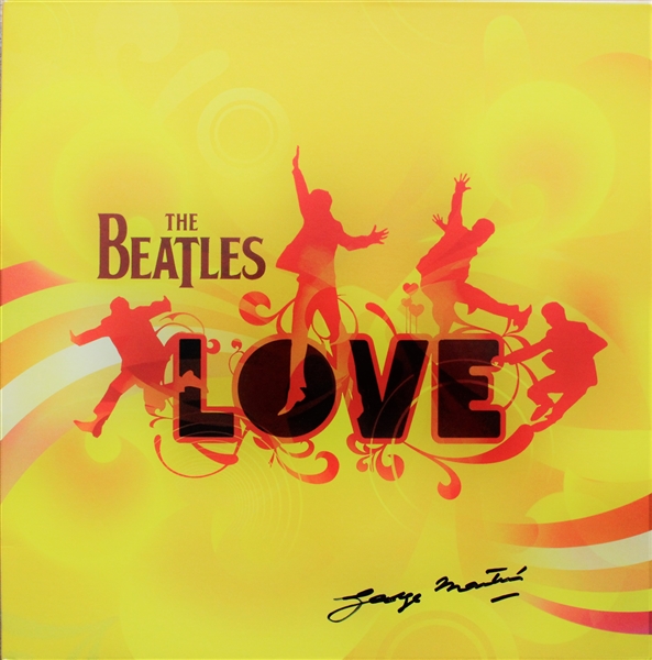 The Beatles: George Martin Signed "Love" Soundtrack Album (Beckett/BAS)