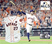 2017 Jose Altuve Game Worn Astros Home Jersey :: Worn in Game 7 ALCS Victory of Yankees to Advance to World Series! EXACT Photo Match! (MLB Auth)