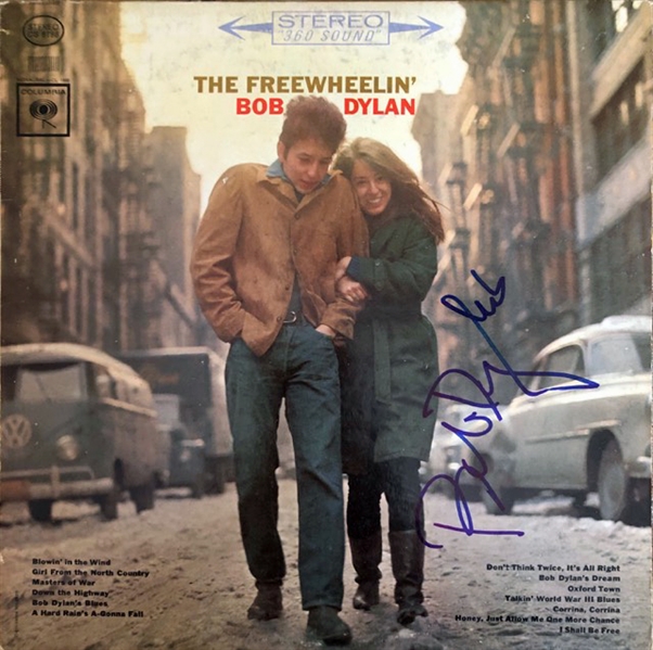 Bob Dylan RARE In-Person Signed "The Freewheelin" Album with Superb Autograph (Beckett/BAS & Mike Wehrmann LOAs)