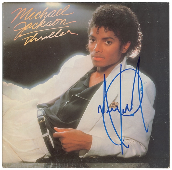 Michael Jackson Near-Mint Signed "Thriller" Album (Beckett/BAS)