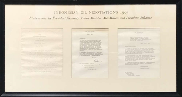 President John F. Kennedy Signed White House Letter w/ Vietnam Oil Content! (PSA/DNA)