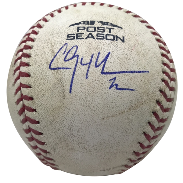 Clayton Kershaw Game Used & Signed 2018 NLDS Baseball Pitched To Freddie Freeman! (MLB & PSA/DNA)