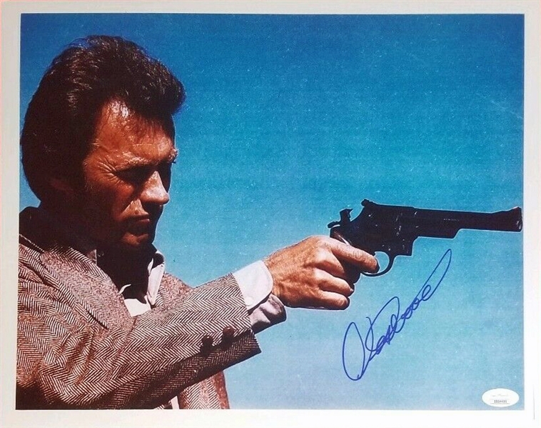 Clint Eastwood Signed 11" x 14" Color Photo as "Dirty Harry" (JSA)