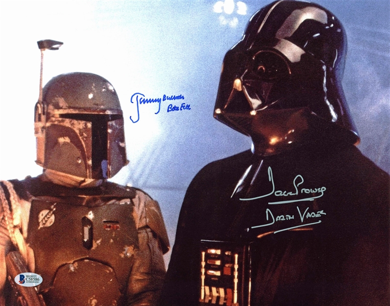 Darth Vader & Boba Fett Signed 11" x 14" Color Photo w/ Prowse & Bulloch (BAS/Beckett)