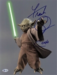 Star Wars: Frank Oz Signed 11" x 14" Color Photo w/ Rare "Yoda" Inscription (Beckett/BAS)