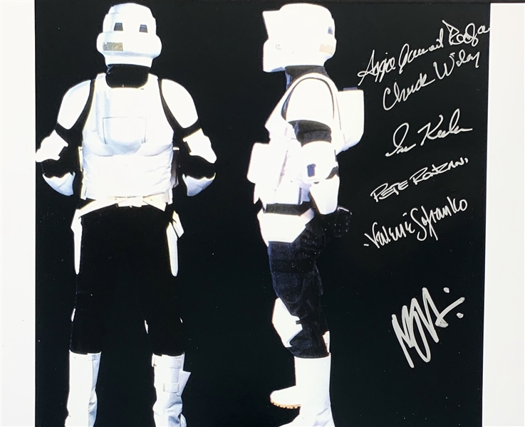 Biker Scout Crew & Creators Signed 8" x 10" Color Photo with 6 Signatures (Beckett/BAS Guaranteed)(Steve Grad Collection)