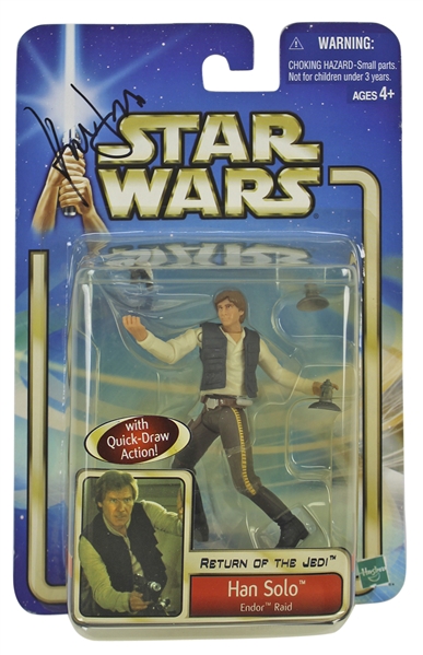 Harrison Ford Signed "Return of the Jedi" Han Solo Action Figure (NIB)(PSA/DNA)
