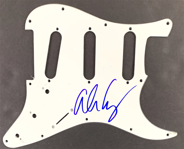 Alice Cooper Signed Stratocaster Style Electric Guitar Pickguard (John Brennan Collection)(Beckett/BAS Guaranteed)