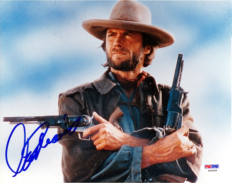 Clint Eastwood Superb Signed 8" x 10" Color Photo from "The Outlaw Josey Wales" (PSA/DNA)