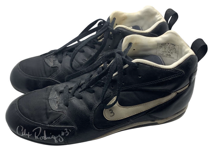 Alex Rodriguez Rookie c.1994 Game Used & Signed NIKE Cleats w/ Direct Style Match! (JSA)