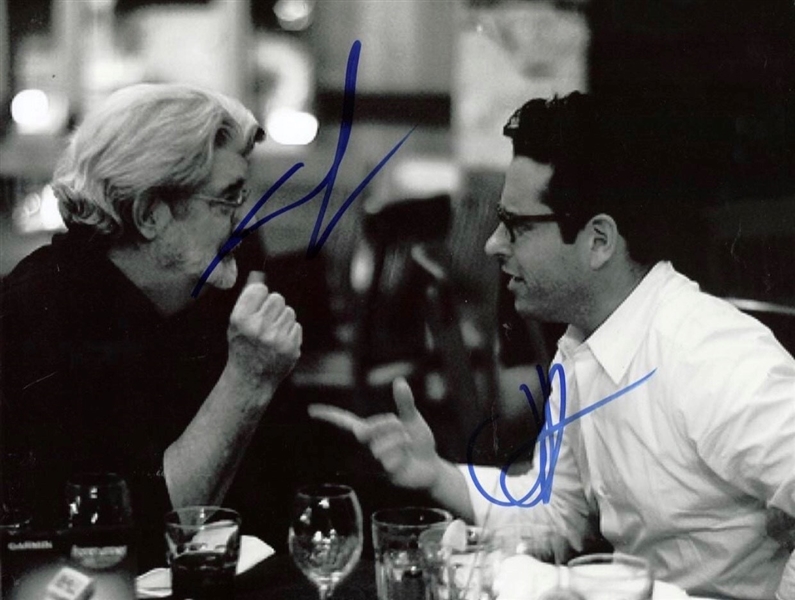 Star Wars: George Lucas & J.J. Abrams Dual Signed 11" x 14" Photo (Beckett/BAS Guaranteed)