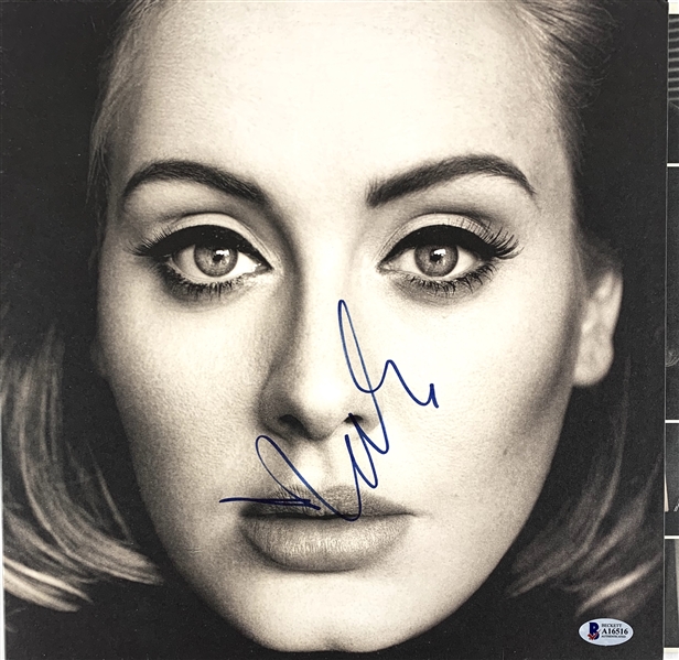 Adele In-Person Signed "25" Record Album (Beckett/BAS LOA)
