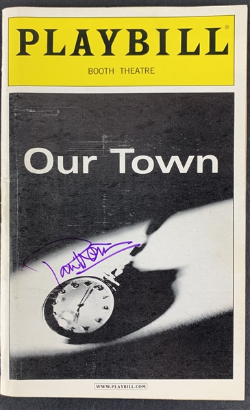 Paul Newman Rare Signed "Our Town" Playbill (John Brennan Collection)(Beckett/BAS Guaranteed)