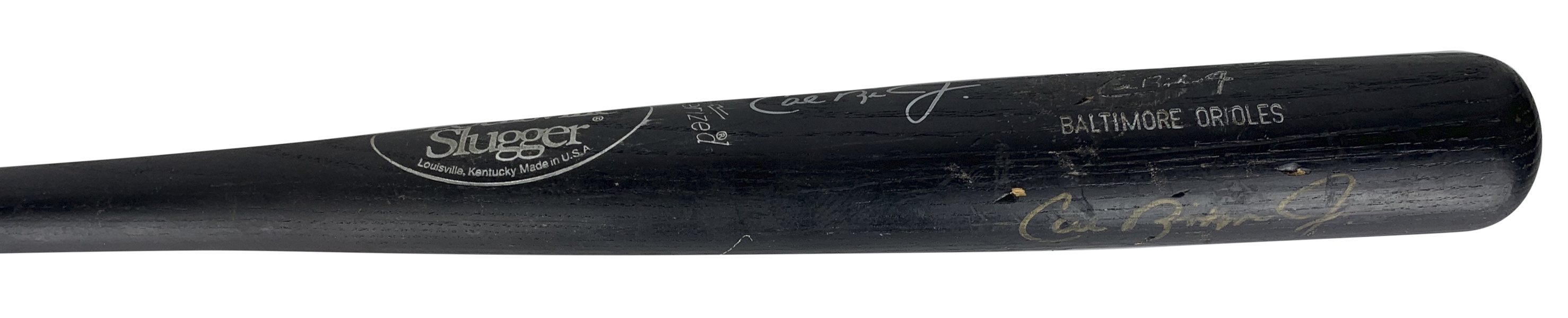 Cal Ripken Signed & Game Used 1991-97 P72 Baseball Bat (PSA/DNA GU 9.5!)