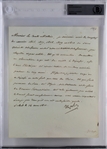 Napoleon Bonaparte Signed 1811 French Letter (Beckett/BAS Encapsulated)