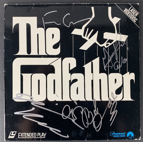 The Godfather Impressive Multi-signed Album Cover w/ Coppola, Keaton, Duvall & Pacino ! (PSA/DNA)