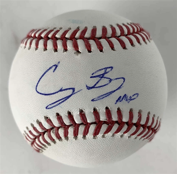 Cody Bellinger Signed OML Baseball w/ "MVP" Inscription! (Beckett/BAS)