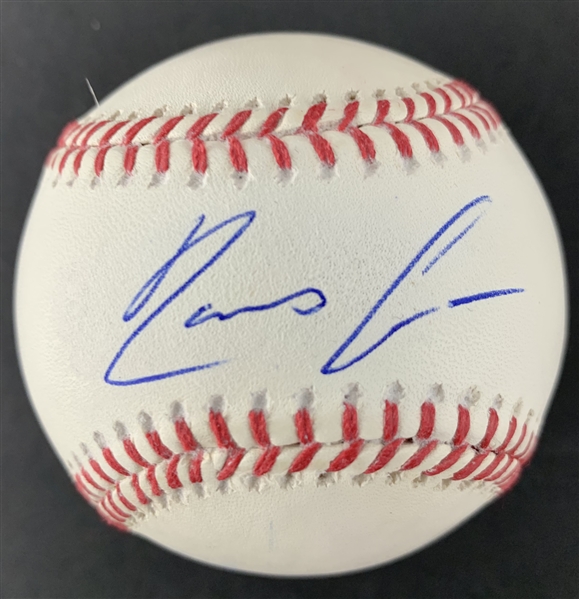 Ronald Acuna Jr. Signed OML Baseball (PSA/DNA)