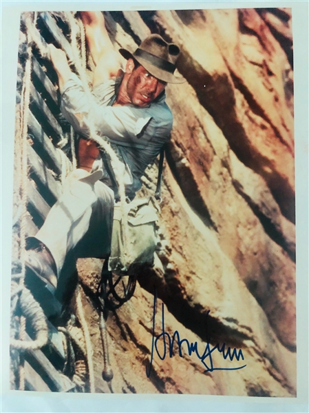 Indiana Jones: Harrison Ford Signed 8" x 10" Color Photo (John Brennan Collection)(Beckett/BAS Guaranteed)
