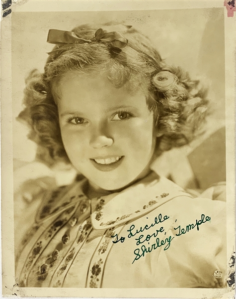 Shirley Temple Signed Vintage 5.5" x 7" Photo with Childhood Autograph! (Beckett/BAS Guaranteed)