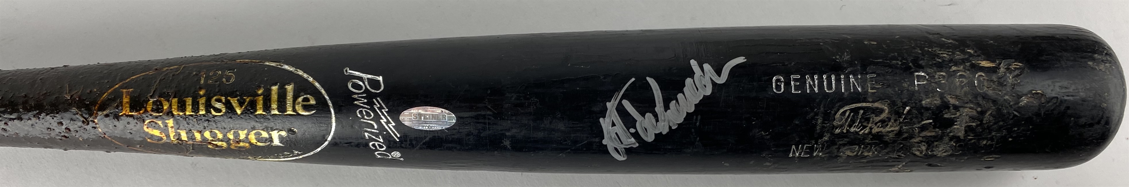 Jorge Posada Signed & Game Used 2004 P320 Baseball Bat (PSA/DNA)