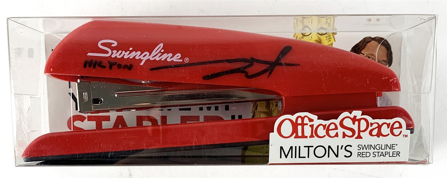 Office Space: Stephen Root Signed "Milton" Model Stapler! (Beckett/BAS Guaranteed)