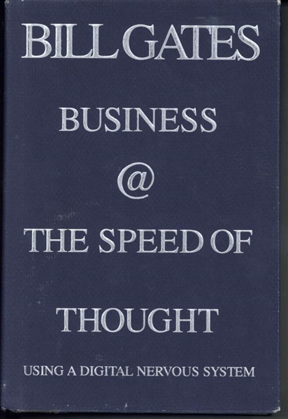Bill Gates Signed "Business @ the Speed of Thought" Hardcover Book (JSA)
