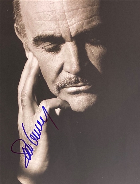 Sean Connery Rare & Desirable Signed 12" x 16" Herb Ritts Print (Beckett/BAS Guaranteed)