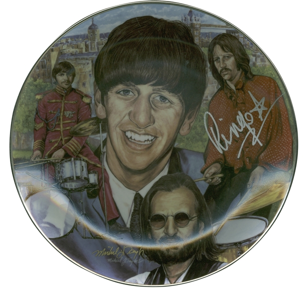 The Beatles: Ringo Starr Signed Limited Edition Artist Proof Gartlan Plate (Beckett/BAS)