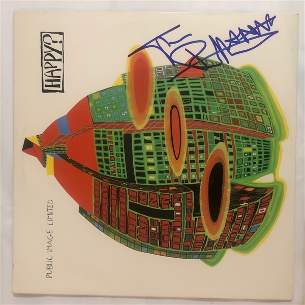 Johnny Rotten Signed Public Image Limited Signed Record Album Cover (John Brennan Collection)(Beckett/BAS Guaranteed)